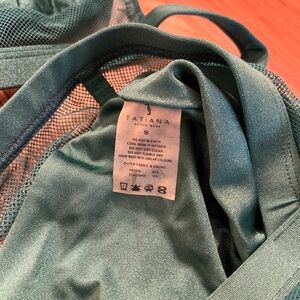 Tatiana Pole Outfit Green Mesh Two Pieces